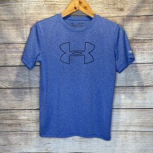 Under Armour Boys Blue rash guard size Youth Large (10)